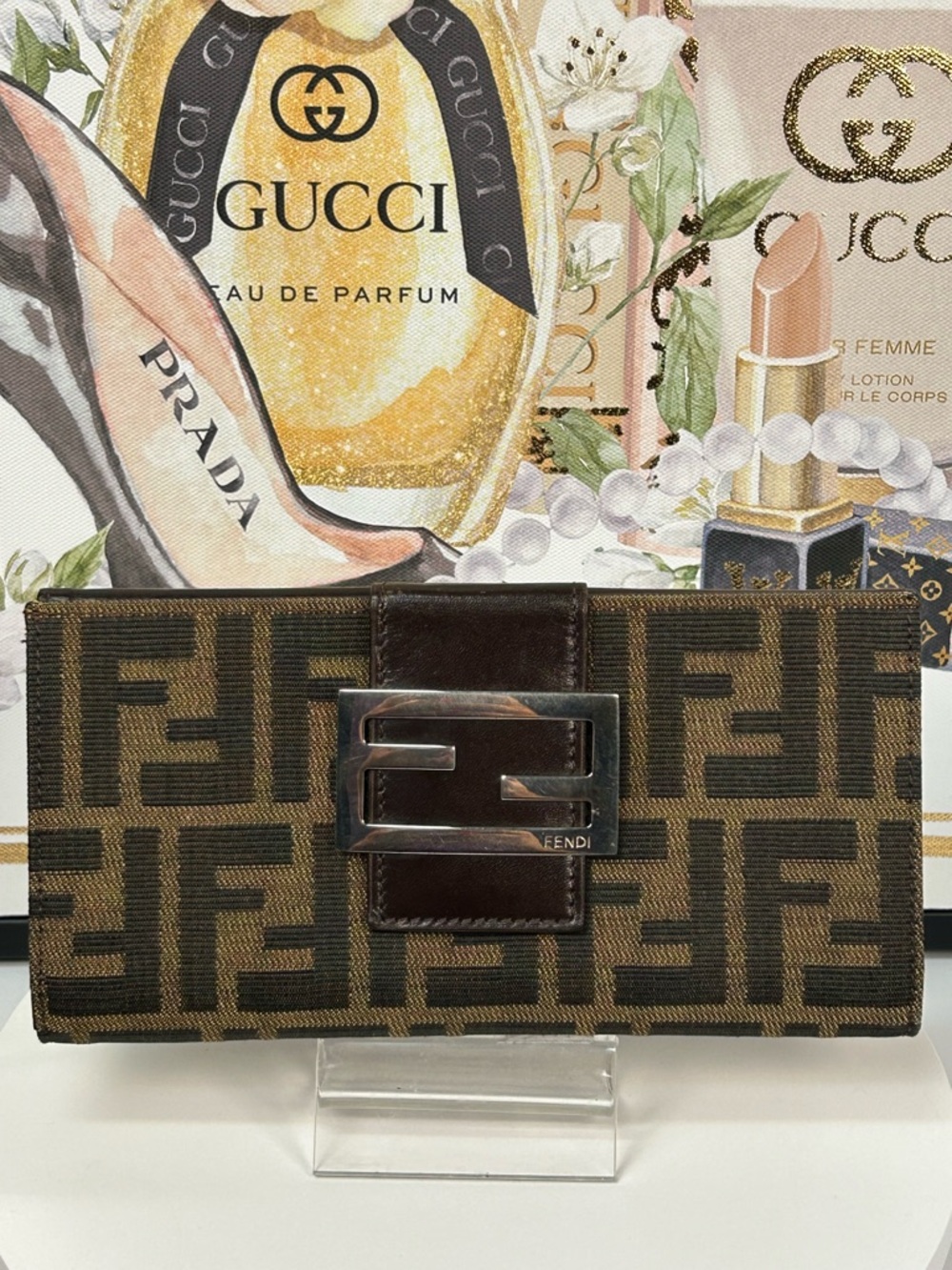 FENDI Zuchino Signature Flap Long Wallet ๐โค๏ธ - Picture 16 of 16